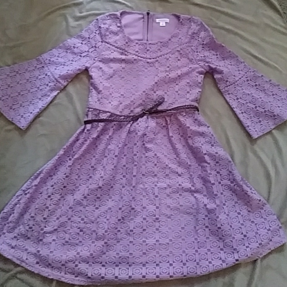Pretty purple girls dress